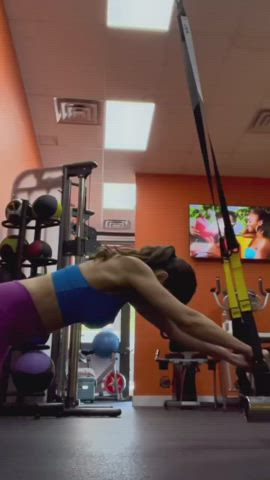 celebrity spandex workout gif