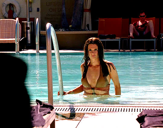 celebrity stana katic swimming pool gif
