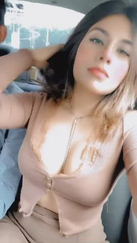 bangladeshi boobs cleavage top gif