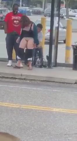 bbc bbw exhibitionism public gif