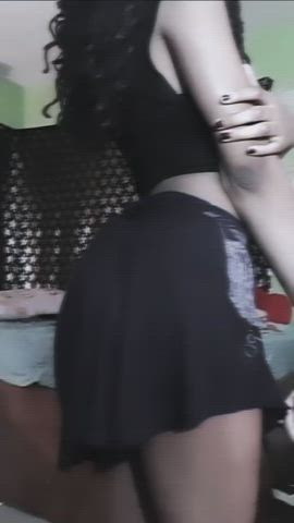 Ebony Freeuse Upskirt gif