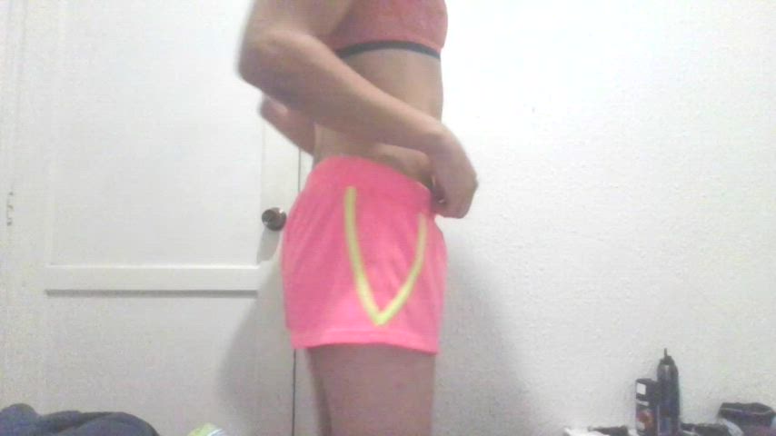 crossdressing panties shorts sissy sister gif