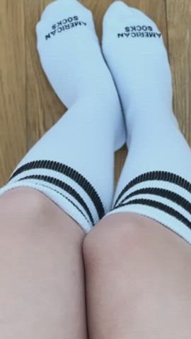 knee high socks skinny socks teen gif