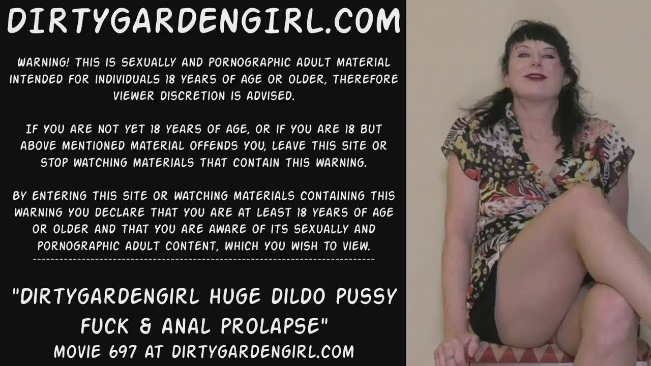 Anal Dildo Huge Dildo gif