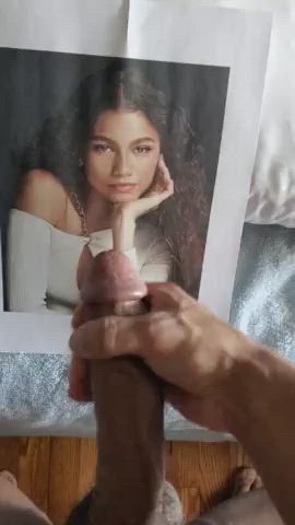 Cumshot Hotwife Skinny Tribute Zendaya gif