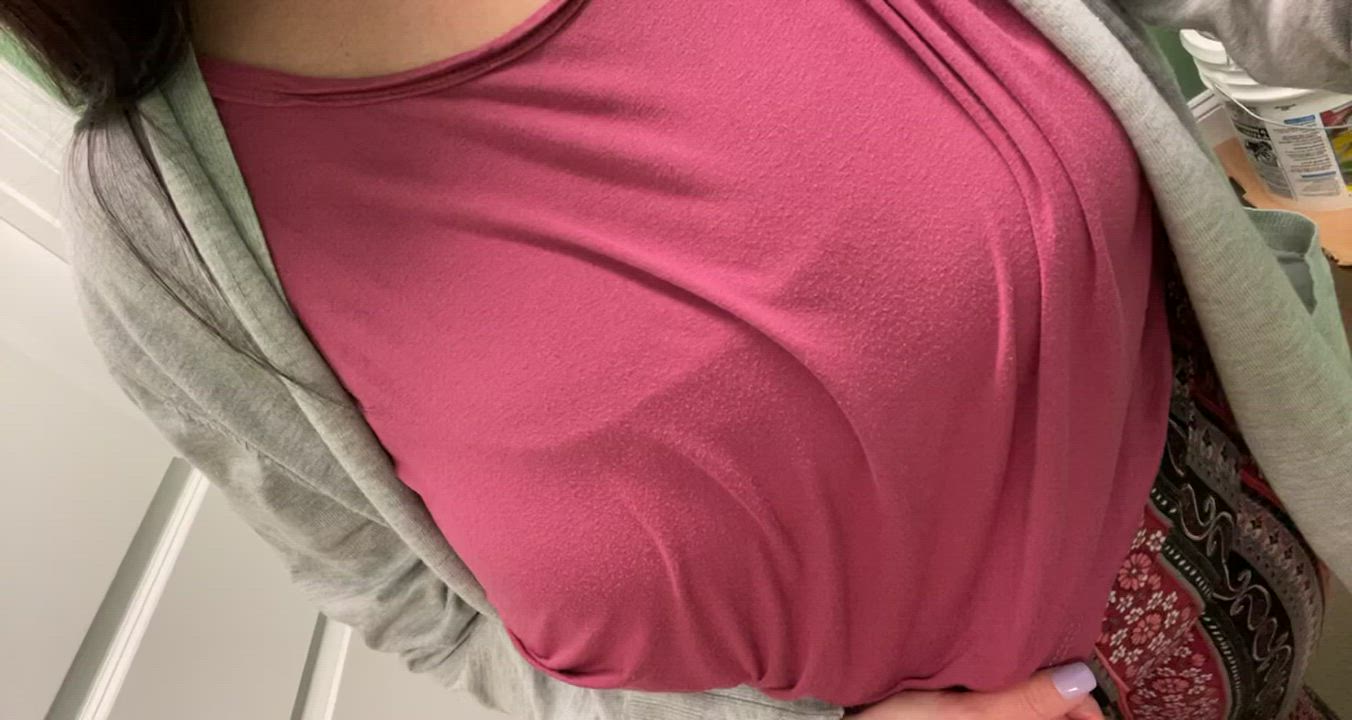 Someone on my OF requested an office video..Does an office bathroom titty video qualify?