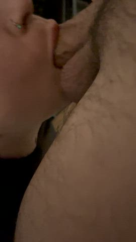 amateur sucking wife gif