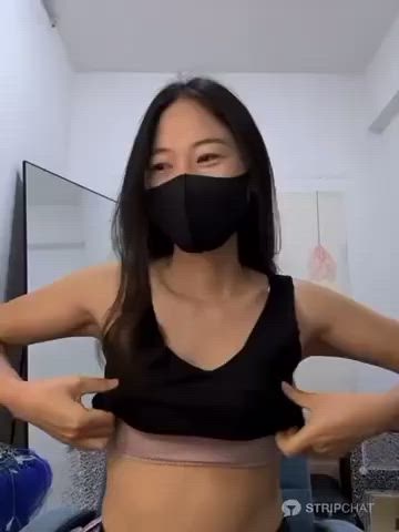 asian boobs camgirl chinese flashing gif