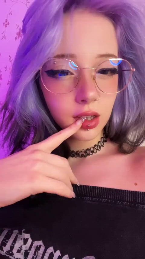 ahegao cute egirl fansly horny onlyfans petite gif