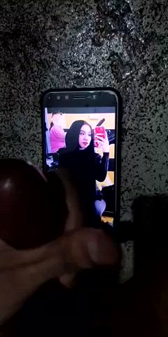 ass big tits cumshot cute hijab malaysian tribute gif