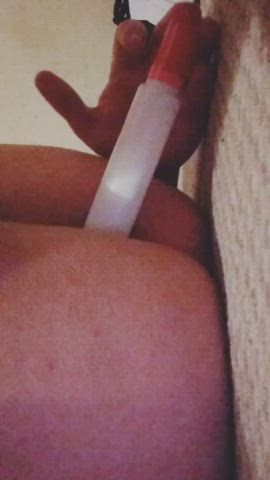 I'm leaking so much from this dildo imagine what you would do to me