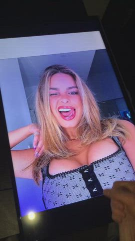 Cum tribute for Addison on the big screen
