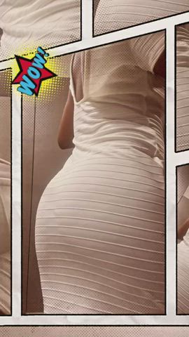 Bathroom Dress Pussy Thong gif