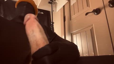 big dick cock cut cock gay male male dom male masturbation penis thick cock gif