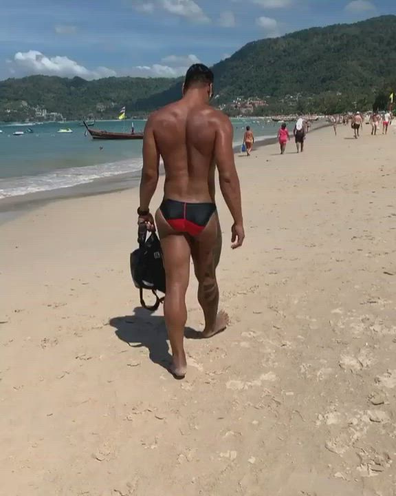 Ass on the Beach @alejobellamil on instagram and onlyfans