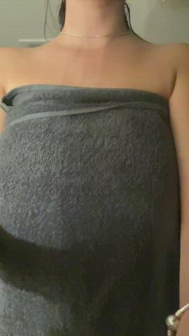 boobs tits towel forty-five-fifty-five gif
