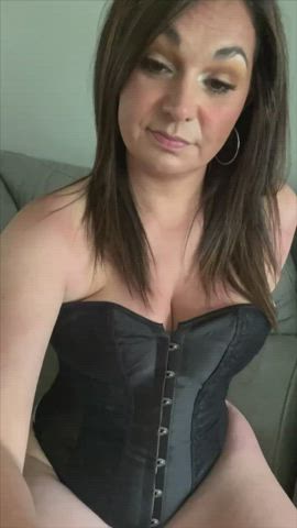 Brunette MILF Mom gif