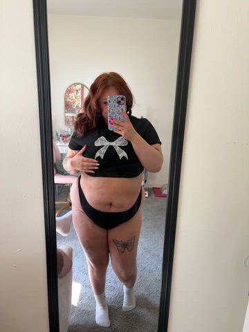 big tits curly hair curvy lingerie onlyfans pretty redhead teasing chubby-girls redheads