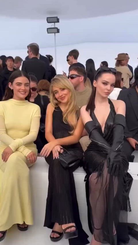 Lucy Hale, Sabrina Carpenter, and Dove Cameron