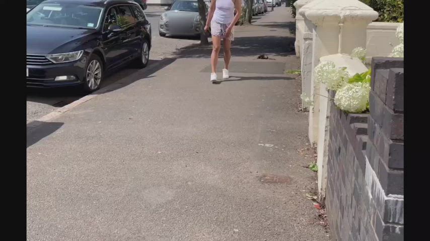 Desi Exhibitionist Flashing Public Punjabi Tits Upskirt gif