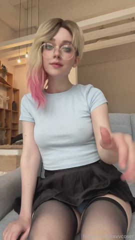 ass blonde nsfw tiktok gif