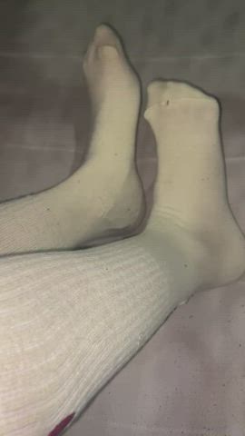 cute feet feet fetish knee high socks socks tease gif