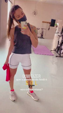 Fitness Gym Selfie gif