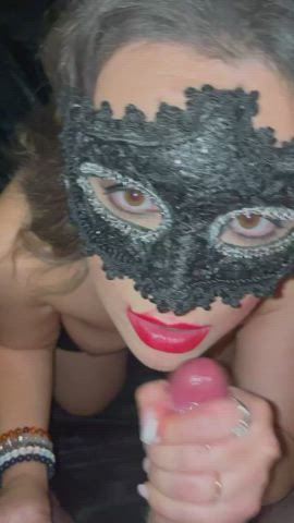 This little cumslut would love you to finish on her face!