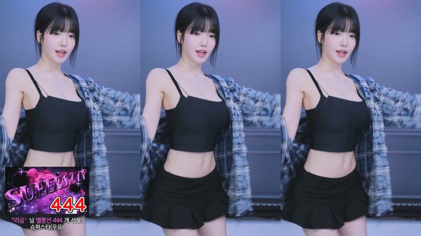 asian boobs dance korean gif