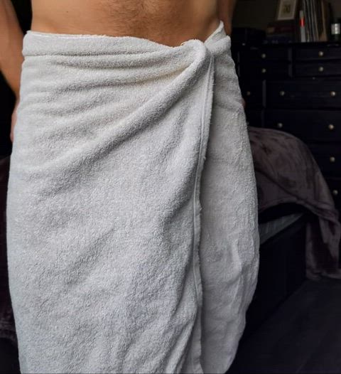 Guess I didn’t wrap my towel tight enough ;)