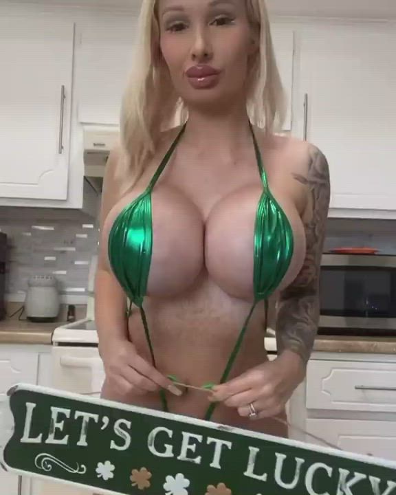 Big Tits Blonde Irish gif