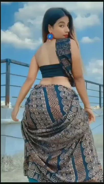 Desi Saree Twerking gif