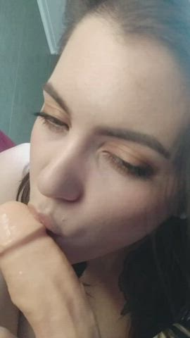 amateur blowjob teen gif