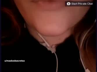 Blowjob Cam Deepthroat Oral Teen Toy Webcam gif