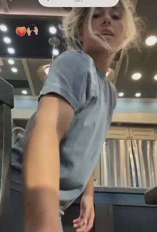 Booty Leggings Tease gif