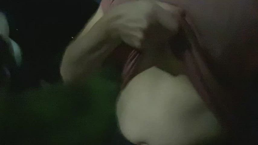 Amateur Big Tits Exhibitionist Female Homemade Outdoor Solo Submissive Tits gif