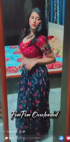 busty dancing desi gif