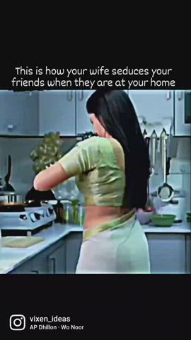 caption cuckold desi hotwife seduction gif