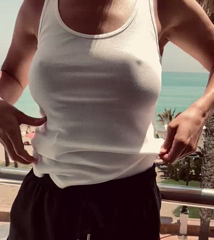 big tits boobs tits titty drop on-off gif