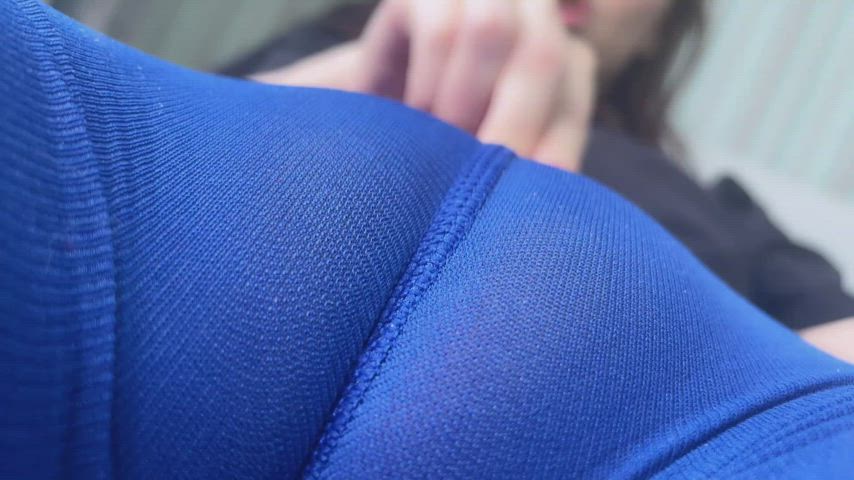 Amateur Camel Toe Close Up Clothed Leggings Pantyhose Pussy Tease Tights gif