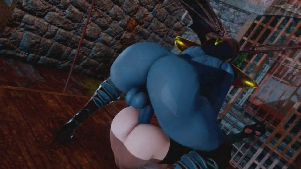 Futa Demon Devastates Cum from Balls.