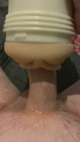 cock fleshlight handjob gif