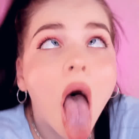 Ahegao Cosplay Teen gif