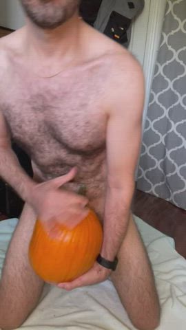 Spooky szn 🎃 The full video shows my face and a huge cum shot 😈 Message me