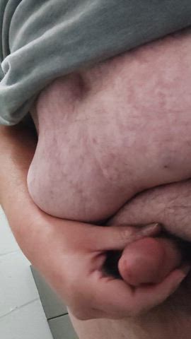 jerk off male masturbation masturbating small cock small dick solo gif