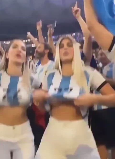 argentinian big tits boobs public gif