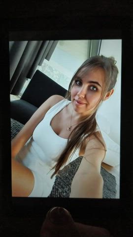 blonde celebrity cum cum on tits cumshot dana gamer girl latvian tiktok tribute gif