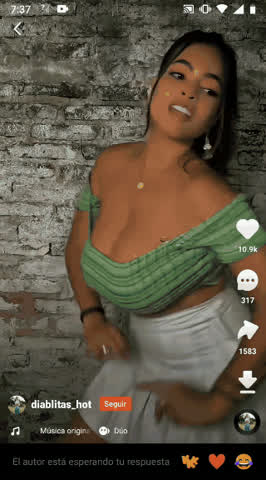 Boobs Latina Solo gif