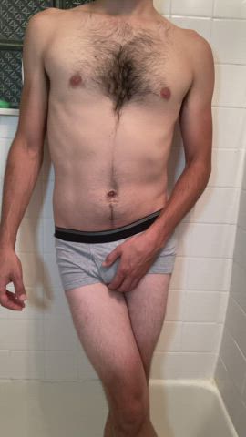 [M] Losing Control in Grey Boxer Briefs