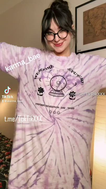 Babe Boobs Glasses Hairy Pussy Pussy Tattoo TikTok gif